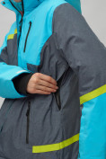 Оптом Горнолыжный костюм женский большого размера голубого цвета 02282-1Gl в Сочи, фото 11