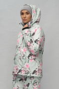 Оптом Горнолыжный костюм женский бирюзового цвета 02302-1Br в Уфе, фото 6