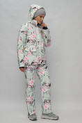 Оптом Горнолыжный костюм женский бирюзового цвета 02302-1Br в Сочи, фото 7