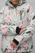 Оптом Горнолыжный костюм женский бирюзового цвета 02302-1Br в Казани, фото 13