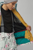 Оптом Горнолыжный костюм женский бирюзового цвета 02302-1Br в Сочи, фото 16