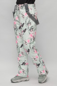 Оптом Горнолыжный костюм женский бирюзового цвета 02302-1Br в Уфе, фото 24