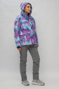 Оптом Горнолыжный костюм женский фиолетового цвета 02302-1F, фото 7