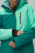 Оптом Горнолыжный костюм женский бирюзового цвета 02302Br в Перми, фото 13