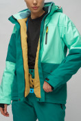 Оптом Горнолыжный костюм женский бирюзового цвета 02302Br в Уфе, фото 14