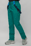 Оптом Горнолыжный костюм женский бирюзового цвета 02302Br в Перми, фото 25