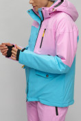 Оптом Горнолыжный костюм женский фиолетового цвета 02302F в Санкт-Петербурге, фото 12