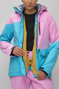 Оптом Горнолыжный костюм женский фиолетового цвета 02302F, фото 17