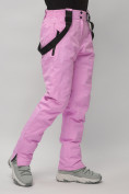 Оптом Горнолыжный костюм женский фиолетового цвета 02302F в Ростове-на-Дону, фото 28