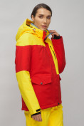 Оптом Горнолыжный костюм женский желтого цвета 02302J, фото 14