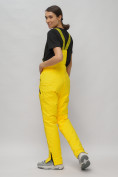 Оптом Горнолыжный костюм женский желтого цвета 02302J, фото 26