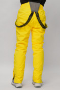 Оптом Горнолыжный костюм женский желтого цвета 02302J, фото 30