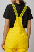 Оптом Горнолыжный костюм женский желтого цвета 02302J, фото 33