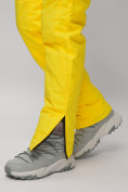 Оптом Горнолыжный костюм женский желтого цвета 02302J, фото 34