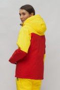 Оптом Горнолыжный костюм женский желтого цвета 02302J, фото 8