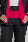 Оптом Горнолыжный костюм женский зимний черного цвета 02305Ch, фото 10