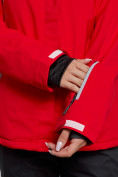 Оптом Горнолыжный костюм женский зимний красного цвета 02305Kr, фото 10