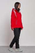 Оптом Горнолыжный костюм женский зимний красного цвета 02305Kr в Сочи, фото 6