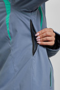 Оптом Горнолыжный костюм женский зимний серого цвета 02305Sr в Перми, фото 8