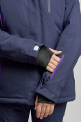 Оптом Горнолыжный костюм женский зимний темно-синего цвета 02305TS в Сочи, фото 6