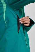 Оптом Горнолыжный костюм женский зимний темно-зеленого цвета 02305TZ в Челябинске, фото 10