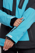 Оптом Горнолыжный костюм женский зимний голубого цвета 02306Gl в Санкт-Петербурге, фото 8