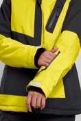 Оптом Горнолыжный костюм женский зимний желтого цвета 02306J в Перми, фото 8