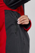 Оптом Горнолыжный костюм женский зимний красного цвета 02306Kr в Сочи, фото 9