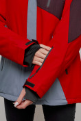 Оптом Горнолыжный костюм женский большого размера зимний красного цвета 02308Kr в Воронеже, фото 10