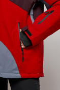Оптом Горнолыжный костюм женский большого размера зимний красного цвета 02308Kr, фото 9