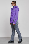 Оптом Горнолыжный костюм женский зимний фиолетового цвета 02316F, фото 2