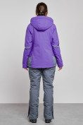 Оптом Горнолыжный костюм женский зимний фиолетового цвета 02316F, фото 4