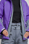 Оптом Горнолыжный костюм женский зимний фиолетового цвета 02316F, фото 8
