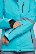 Оптом Горнолыжный костюм женский зимний голубого цвета 02316Gl в Челябинске, фото 9