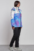 Оптом Горнолыжный костюм женский зимний фиолетового цвета 02321F в Самаре, фото 6