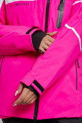 Оптом Горнолыжный костюм женский зимний розового цвета 02321R, фото 13