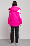 Оптом Горнолыжный костюм женский зимний розового цвета 02321R в Перми, фото 7