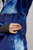 Оптом Горнолыжный костюм женский зимний синего цвета 02321S в Сочи, фото 12