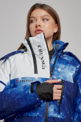 Оптом Горнолыжный костюм женский зимний синего цвета 02321S в Омске, фото 15