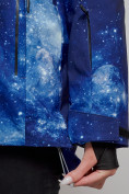 Оптом Горнолыжный костюм женский зимний синего цвета 02321S в Уфе, фото 16