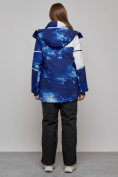 Оптом Горнолыжный костюм женский зимний синего цвета 02321S в Томске, фото 8