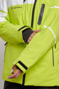 Оптом Горнолыжный костюм женский зимний салатового цвета 02321Sl в Новосибирске, фото 13