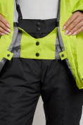 Оптом Горнолыжный костюм женский зимний салатового цвета 02321Sl в Перми, фото 15