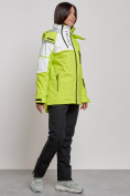 Оптом Горнолыжный костюм женский зимний салатового цвета 02321Sl в Перми, фото 6