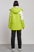 Оптом Горнолыжный костюм женский зимний салатового цвета 02321Sl в Сочи, фото 7