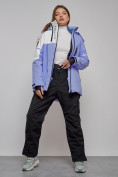 Оптом Горнолыжный костюм женский зимний сиреневого цвета 02321Sn, фото 26