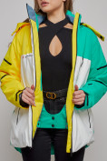 Оптом Горнолыжный костюм женский зимний желтого цвета 02322J, фото 13