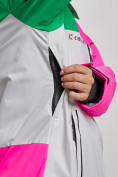 Оптом Горнолыжный костюм женский зимний розового цвета 02322R в Самаре, фото 11
