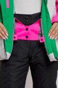 Оптом Горнолыжный костюм женский зимний розового цвета 02322R в Воронеже, фото 12