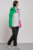 Оптом Горнолыжный костюм женский зимний розового цвета 02322R в Сочи, фото 6